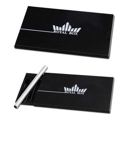 Royal Box in schwarz mit Ziehrörchen