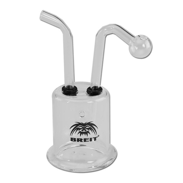 Breitseite Dabbing Bong klein aber fein mit einer höhe von 7,5 cm