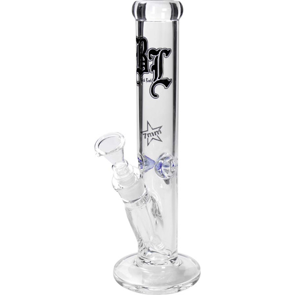 Black Leaf Zylinderbong 7mm Wandstärke Bong Shop