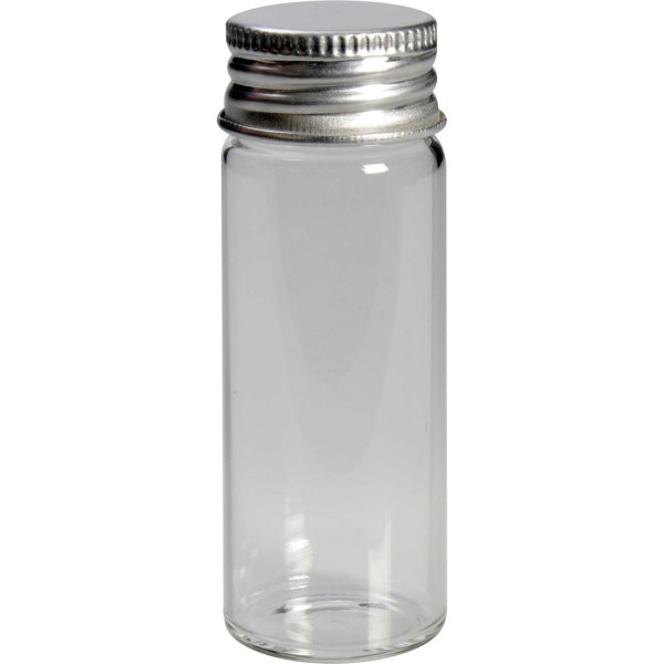 Präparatglas mit Alu-Schraubkappe 28ML