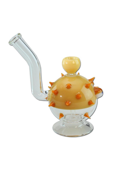 Seitenansucht von der Bong mit Stacheln