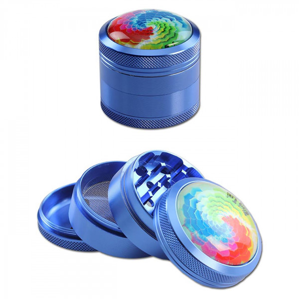 Black Leaf Mandala Grinder