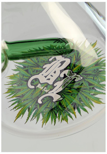 Black Leaf Glas Bong