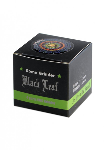Black Leaf Mandala Grinder