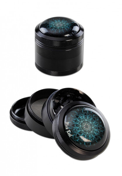 Black Leaf Mandala Grinder