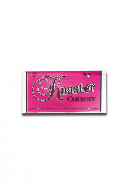 Tabakersatz von Knaster mit einer leichten Cherry note.