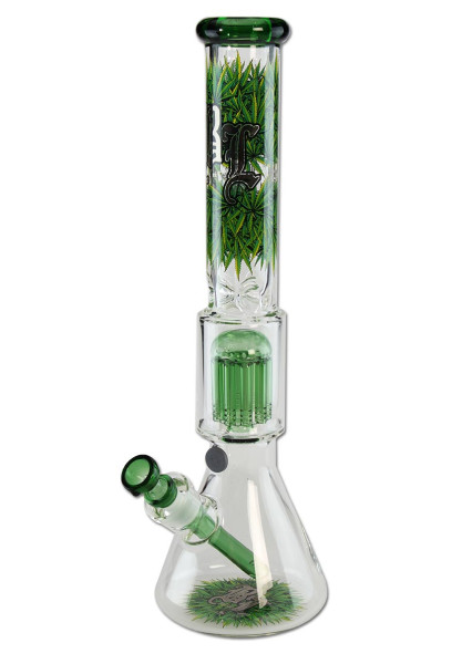 Black Leaf Glas Bong