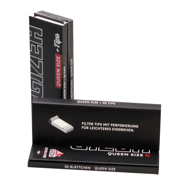 Gizeh Long-Papers Queen Size Extra Fine+Tips
