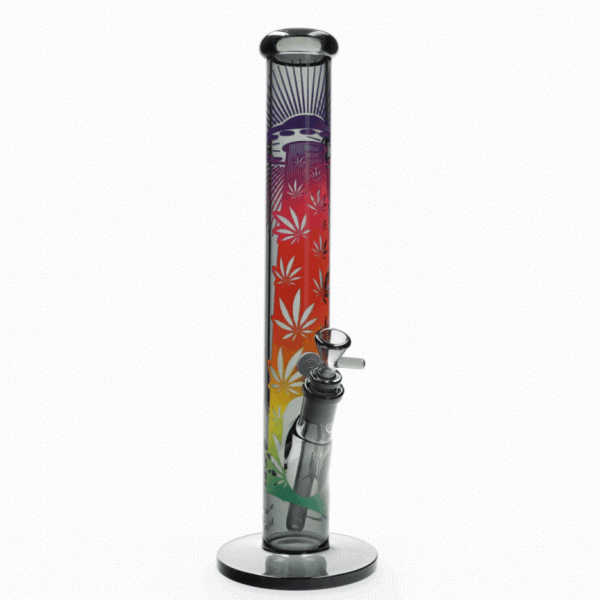 FIRE-FLOW™ X Black Leaf Bong UFO GRADIENT