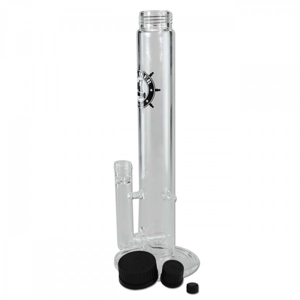 Die Bong ist mit Schraubverschlüssen am Köpfchen, Mundstück und Kickloch ausgestattet. Das ermöglicht dir ein schnellen und einfaches reinigen.