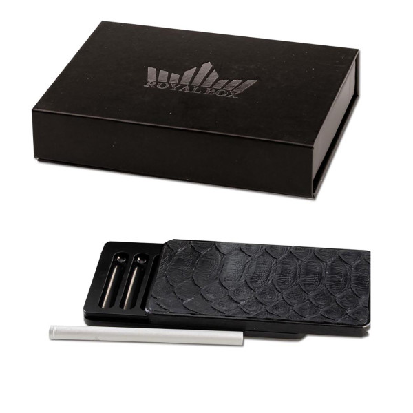 Royal-Box Pythonhaut mit Ziehrörchen