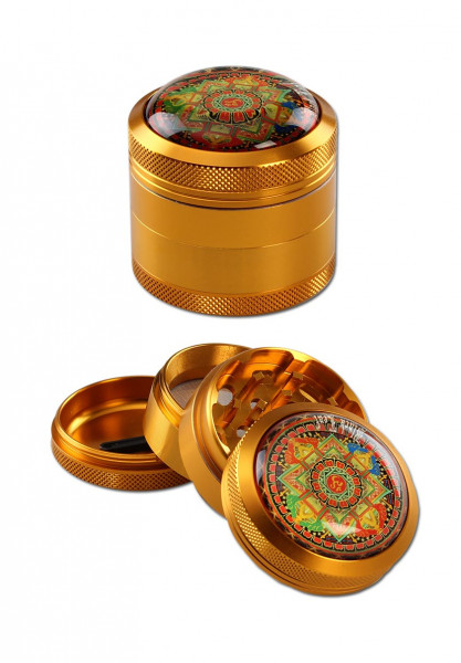 Black Leaf Mandala Grinder