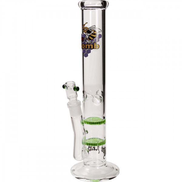 Black Leaf Zylinderbong Ice 2x 'HoneyComb' grün