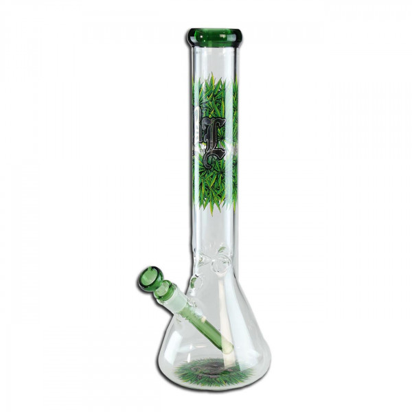 Black Leaf Leaves Bong